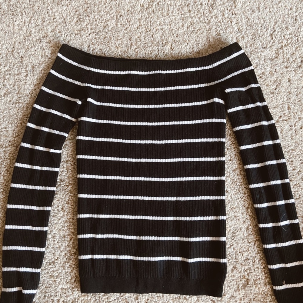 AE Off the Shoulder Knit Sweater